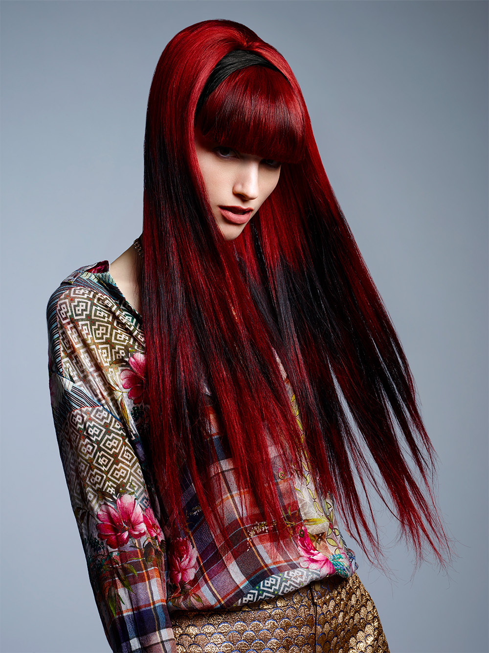 Red Bouffant - Vivienne Mackinder - Yin & Yang Collection